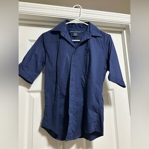 Ralph Lauren Navy Short Sleeve Button-Down Shirt
